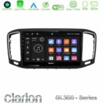 Clarion GL300 Series 4Core Android11 2+32GB VW Sharan 2015-2023 Navigation Multimedia Tablet 9" Με Carplay & Android Auto