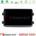 Nakamichi NAM5260 Series 4Core Android13 4+64GB Citroen/Fiat/Opel Navigation Multimedia Tablet 9" Με Carplay & Android Auto