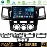 Bizzar G+ Series Toyota Hilux 2007-2016 8core Android14 6+128GB Navigation Multimedia Tablet 9"