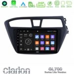 Clarion GL700 Lite Series 8Core Android11 2+32GB Hyundai i20 2014-2018 RHD Navigation Multimedia Tablet 9" Με Carplay & Android Auto