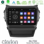 Clarion GL700 Lite Series 8Core Android11 6+128GB Hyundai iX45 2012-2017 Navigation Multimedia Tablet 9" Με Carplay & Android Auto