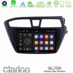 Clarion GL700 Lite Series 8Core Android11 6+128GB Hyundai i20 2014-2018 RHD Navigation Multimedia Tablet 9" Με Carplay & Android Auto