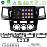 Clarion GL700 Lite Series 8Core Android11 6+128GB Toyota Hilux 2007-2016 Navigation Multimedia Tablet 9" Με Carplay & Android Auto