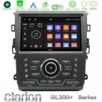 Clarion GL300+ Series 4Core Android11 4+64GB Ford Mondeo 2014-2021 Navigation Multimedia Tablet 9"
