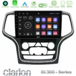 Clarion GL300 Series 4Core Android11 2+32GB Jeep Grand Cherokee 2014-2020 Navigation Multimedia Tablet 10" Με Carplay & Android Auto