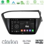 Clarion GL700 Series 8Core Android13 4+64GB Hyundai i20 2018-2020 RHD Navigation Multimedia Tablet 9" Με Carplay & Android Auto