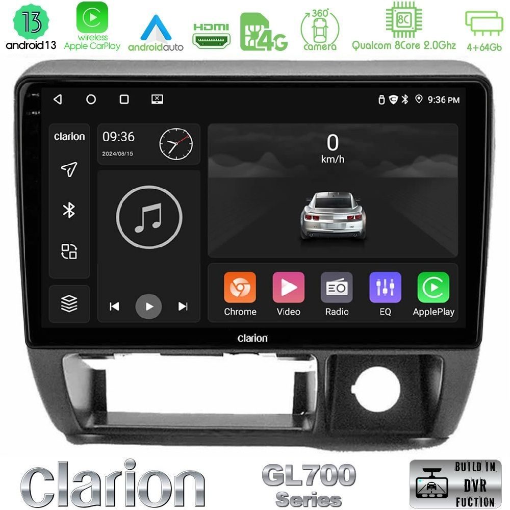 clarion_gl7_sz1698 Clarion GL700 Series 8Core Android13 4+64GB Suzuki Jimny 1998-2005 Navigation Multimedia Tablet 9" Με Carplay & Android Auto - Image 1