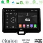 Clarion GL700 Series 8Core Android13 4+64GB Toyota Yaris Cross RHD 2020-> (Low Version) Navigation Multimedia Tablet 9" Με Carplay & Android Auto