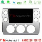 Nakamichi NAM5260 Series 4Core Android13 4+64GB Toyota FJ 2007-2014 Navigation Multimedia Tablet 9" Με Carplay & Android Auto