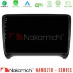 Nakamichi NAM5710 Series 8Core Android13 4+64GB  Audi TT B7 Navigation Multimedia Tablet 9"