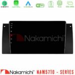 Nakamichi NAM5710 Series 8Core Android13 4+64GB  BMW 5 Series  (E39) / X5 (E53) Navigation Multimedia Tablet 9"