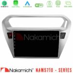 Nakamichi NAM5710 Series 8Core Android13 4+64GB  Citroën C-Elysée / Peugeot 301 Navigation Multimedia Tablet 9"
