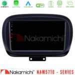 Nakamichi NAM5710 Series 8Core Android13 4+64GB  Fiat 500X Navigation Multimedia Tablet 9"