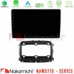 Nakamichi NAM5710 Series 8Core Android13 4+64GB   Fiat 500 2016> Navigation Multimedia Tablet 9"