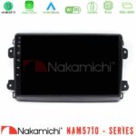 Nakamichi NAM5710 Series 8Core Android13 4+64GB Citroen/Fiat/Opel Navigation Multimedia Tablet 9"
