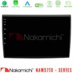 Nakamichi NAM5710 Series 8Core Android13 4+64GB  Fiat Bravo Navigation Multimedia Tablet 9"