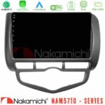 Nakamichi NAM5710 Series 8Core Android13 4+64GB  Honda Jazz 2002-2008 (Auto A/C) Navigation Multimedia Tablet 9"
