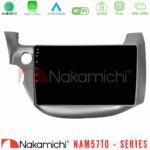 Nakamichi NAM5710 Series 8Core Android13 4+64GB  Honda Jazz 2009-2013 Navigation Multimedia Tablet 10"