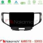 Nakamichi NAM5710 Series 8Core Android13 4+64GB  Honda Accord 2008-2015 Navigation Multimedia Tablet 9"