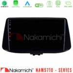 Nakamichi NAM5710 Series 8Core Android13 4+64GB  Hyundai i30 Navigation Multimedia Tablet 9"