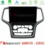Nakamichi NAM5710 Series 8Core Android13 4+64GB Jeep Grand Cherokee 2014-2020 Navigation Multimedia Tablet 10"