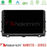 Nakamichi NAM5710 Series 8Core Android13 4+64GB  Kia Ceed 2018-2023 Navigation Multimedia Tablet 10"