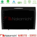 Nakamichi NAM5710 Series 8Core Android13 4+64GB  Mercedes SLK Class Navigation Multimedia Tablet 9"
