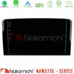 Nakamichi NAM5710 Series 8Core Android13 4+64GB  Mercedes ML/GL Class Navigation Multimedia Tablet 9"