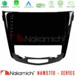 Nakamichi NAM5710 Series 8Core Android13 4+64GB  Nissan Qashqai J11 (AUTO A/C) Navigation Multimedia Tablet 10"