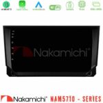 Nakamichi NAM5710 Series 8Core Android13 4+64GB  Seat Arona/Ibiza Navigation Multimedia Tablet 9"