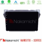 Nakamichi NAM5710 Series 8Core Android13 4+64GB  Suzuki Alto amp; Nissan Pixo Navigation Multimedia Tablet 9"