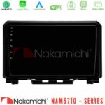 Nakamichi NAM5710 Series 8Core Android13 4+64GB  Suzuki Jimny 2018-2022 Navigation Multimedia Tablet 9"