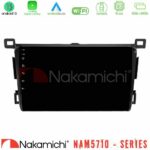 Nakamichi NAM5710 Series 8Core Android13 4+64GB  Toyota RAV4 2013-2018 Navigation Multimedia Tablet 9"