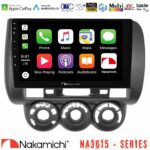 Nakamichi NA3615 Series Με Wireless Carplay & Android Auto Honda Jazz (Fit) 2002-2008 Manual A/C RHD Media Station Tablet 9" Με Carplay & Android Auto