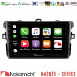 Nakamichi NA3615 Series Με Wireless Carplay & Android Auto  Toyota Corolla 2007-2012 Media Station Tablet 9"