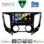 DIGITAL IQ BXK 20437_CPAA A/C (9inc) MULTIMEDIA TABLET for MITSUBISHI L200 mod. 2015> με A/C - Image 2