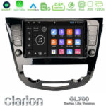 Clarion GL700 Lite Series 8Core Android11 6+128GB Nissan Qashqai J11 (AUTO A/C) Navigation Multimedia Tablet 9" Με Carplay & Android Auto