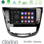 Clarion GL300 Series 4Core Android11 2+32GB Nissan Qashqai J11 (AUTO A/C) Navigation Multimedia Tablet 9" Με Carplay & Android Auto