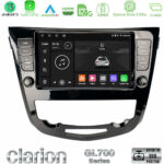 Clarion GL700 Series 8Core Android13 4+64GB Nissan Qashqai J11 (AUTO A/C) Navigation Multimedia Tablet 9" Με Carplay & Android Auto