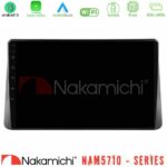 Nakamichi NAM5710 Series 8Core Android13 4+64GB Ford Focus 2019-> Navigation Multimedia Tablet 9"