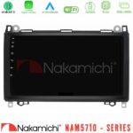 Nakamichi NAM5710 Series 8Core Android13 4+64GB  Mercedes A/B/Vito/Sprinter Class Navigation Multimedia Tablet 9"