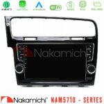 Nakamichi NAM5710 Series 8Core Android13 4+64GB  VW GOLF 7 Navigation Multimedia Tablet 9"   (OEM Look)