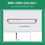 DIQ AMBIENT BMW S.3 (G20) FRAME (Digital iQ Co-Pilot Trim for BMW Series 3 mod. 2023+ FACELIFT, Buttons Frame)