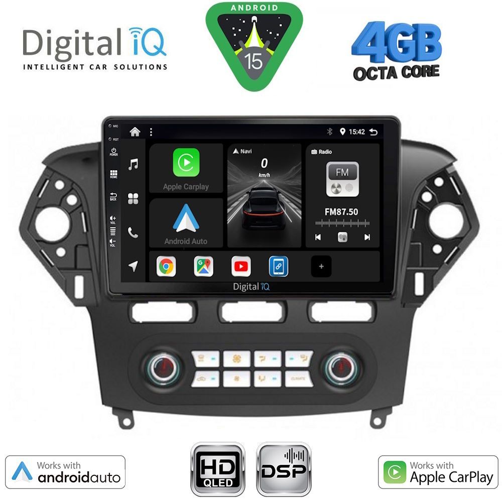 BXF6163CL_15 DIGITAL IQ BXF 16163_CPAA CLIMA (10inc) MULTIMEDIA TABLET for FORD MONDEO mod. 2011-2013 - Image 1