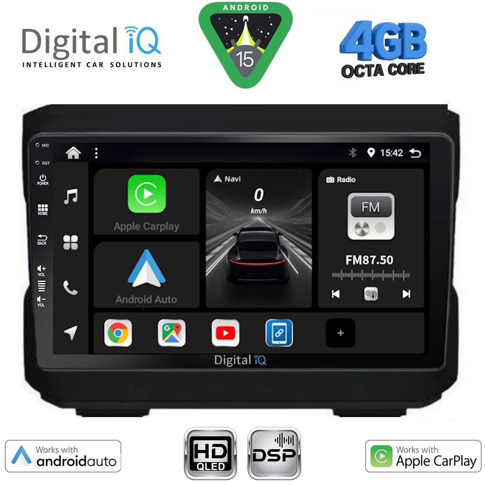 BXF6272_15 DIGITAL IQ BXF 16272_CPAA (10inc) MULTIMEDIA TABLET for JEEP mod. 2007-2014 - DODGE mod. 2007-2014 - Image 1