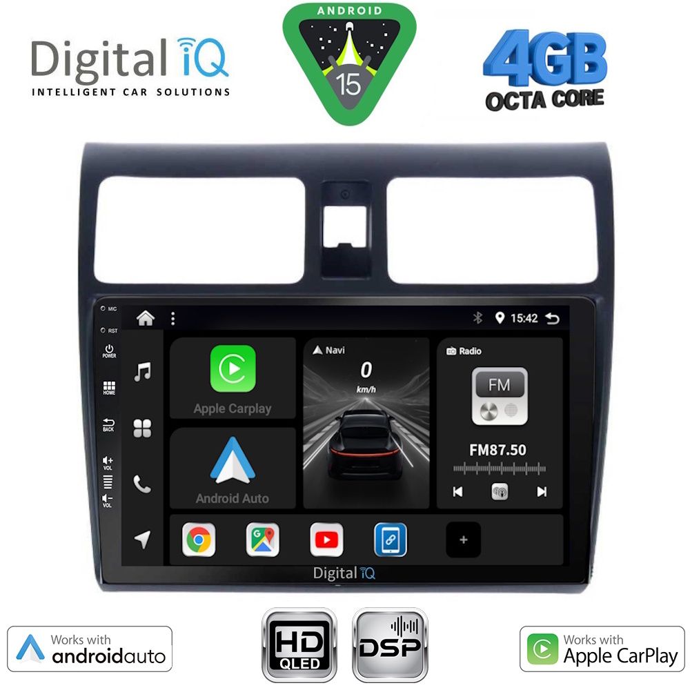 BXF6684_15 DIGITAL IQ BXF 16684_CPAA (10inc) MULTIMEDIA TABLET for SUZUKI SWIFT mod. 2005-2011 - Image 1