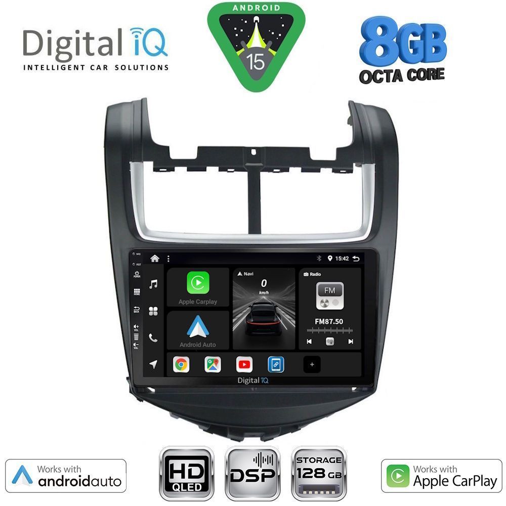 BXF7075_15 DIGITAL IQ BXF 18075_CPAA (9inc) MULTIMEDIA TABLET for CHEVROLET AVEO mod. 2014-2017 - Image 1