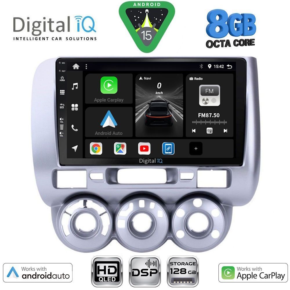 BXF7210_15 DIGITAL IQ BXF 18210_CPAA A/C (9inc) MULTIMEDIA TABLET for HONDA JAZZ mod. 2002-2008 - Image 1