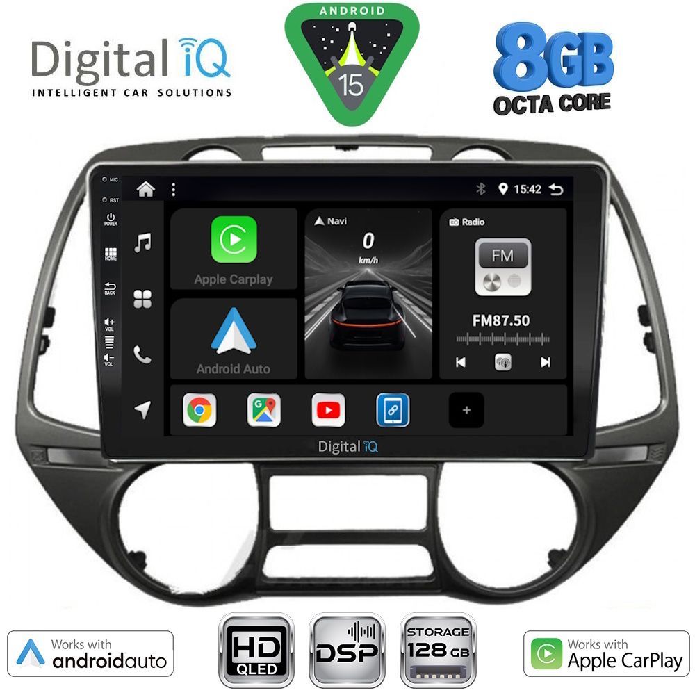 BXF7226_15 DIGITAL IQ BXF 7226_CPAA (9inc) MULTIMEDIA TABLET for HYUNDAI i20 mod. 2008-2014 - Image 1