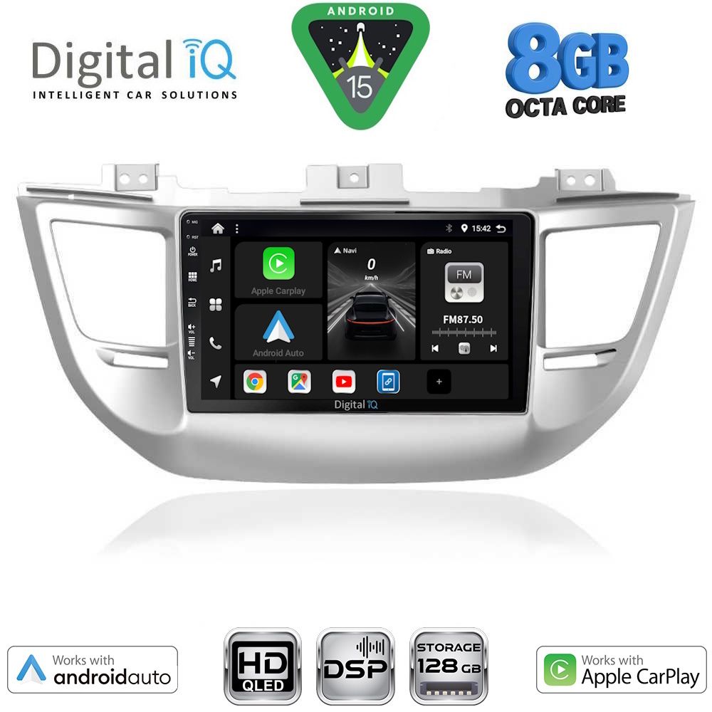 BXF7243_15 DIGITAL IQ BXF 18243_CPAA (9inc) MULTIMEDIA TABLET for HYUNDAI TUCSON mod. 2015-2019 - Image 1